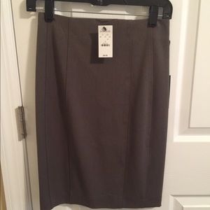 Brown Pencil Skirt - Size 00 - NWT